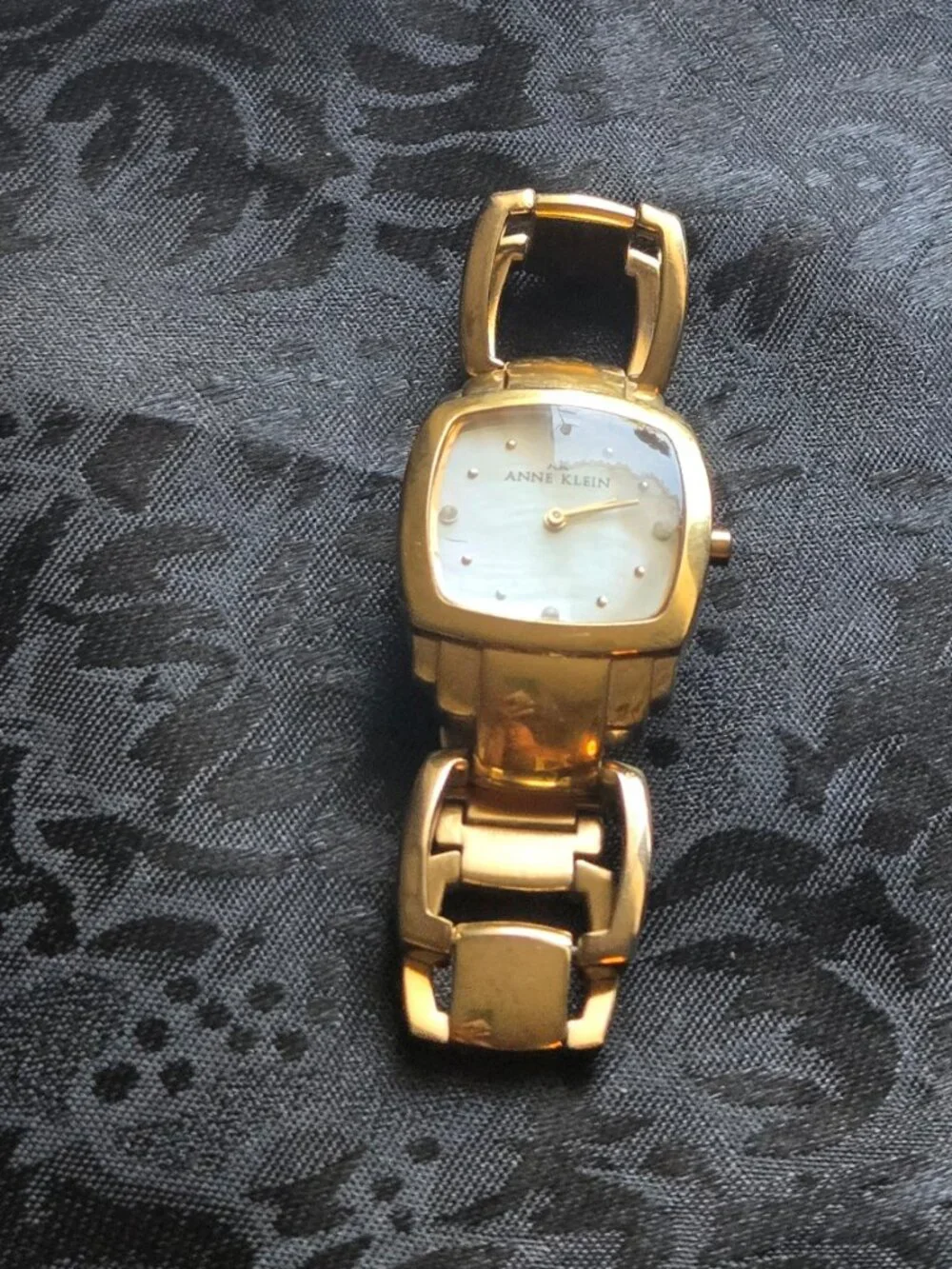 Vintage ANNE KLEIN Women's Gold-Tone Bracelet Watch